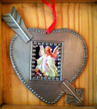 Oxidized Frame Heart