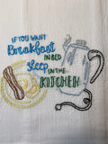 Millie's Tea Towels, Hand Embroidered: Kitchen Wisdom Collection (9 to choose from)