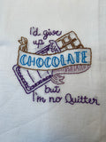Millie's Tea Towels, Hand Embroidered: Kitchen Wisdom Collection (9 to choose from)