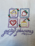 Millie's Tea Towels, Hand Embroidered: Sweet Treats Collection (11 to choose from)
