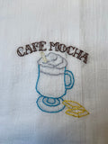Millie's Tea Towels, Hand Embroidered: Java Jive Collection (12 to choose from)