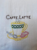 Millie's Tea Towels, Hand Embroidered: Java Jive Collection (12 to choose from)