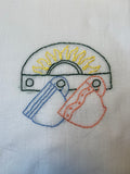 Millie's Tea Towels, Hand Embroidered: Java Jive Collection (12 to choose from)