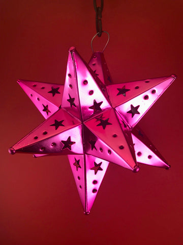 Moravian Tin Star Ornament from Mexico, Large