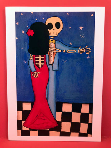 Day of the Dead Greeting Card: Tango