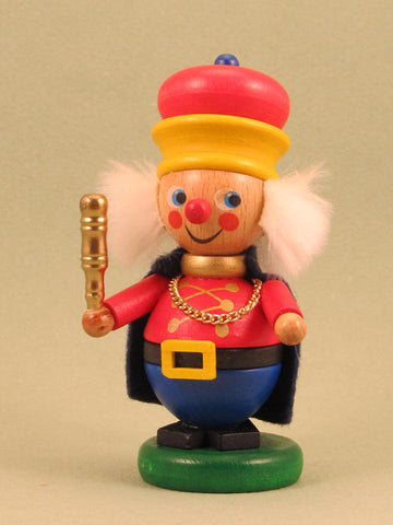 German Christmas Ornament: Rags to Riches King (Vintage)