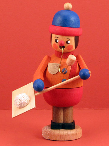 German Incense Smoker: Snow Shoveler