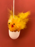Chenille Chicks from Germany: Chick in Egg