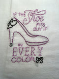 Millie's Tea Towels, Hand Embroidered: Words of Wisdom Collection (9 to choose from)