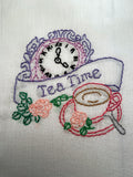 Millie's Tea Towels, Hand Embroidered: Old World Delights (12 to choose from)