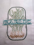 Millie's Tea Towels, Hand Embroidered: Spice of Life (9 to choose from)