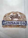 Millie's Tea Towels, Hand Embroidered: Spice of Life (9 to choose from)