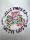 Millie's Tea Towels, Hand Embroidered: Well Preserved (7 to choose from)