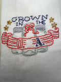 Millie's Tea Towels, Hand Embroidered: Well Preserved (7 to choose from)