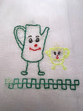 Millie's Tea Towels, Hand Embroidered: Kitchen Stitchin' (11 to choose from)