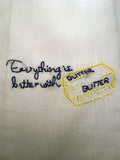 Millie's Tea Towels, Hand Embroidered: Kitchen Stitchin' (11 to choose from)