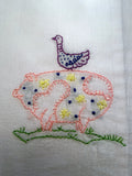 Millie's Tea Towels, Hand Embroidered: Folksy Farmhouse (7 to choose from)
