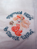Millie's Tea Towels, Hand Embroidered: Mermaids (9 to choose from)