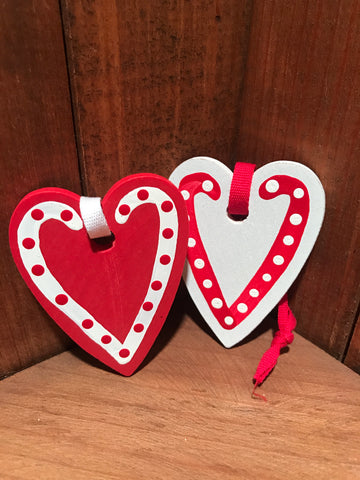 Swedish Hearts with Polka Dots