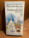 German Incense: Original Knox Räucherkerzen, in Boxes of 24 Cones