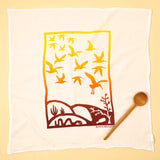 Flour Sack Tea Towels: Migration