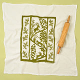 Flour Sack Tea Towels: Winter Animals