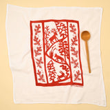 Flour Sack Tea Towels: Winter Animals