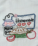 Millie's Tea Towels, Hand Embroidered: Millie's Pantry Collection (11 to choose from)