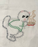 Millie's Tea Towels, Hand Embroidered: Kitties (8 to choose from)