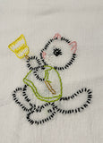 Millie's Tea Towels, Hand Embroidered: Kitties (8 to choose from)