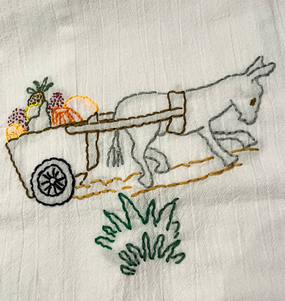 Millie's Tea Towels, Hand Embroidered: Java Jive Collection (12 to cho –  Convivio Bookworks