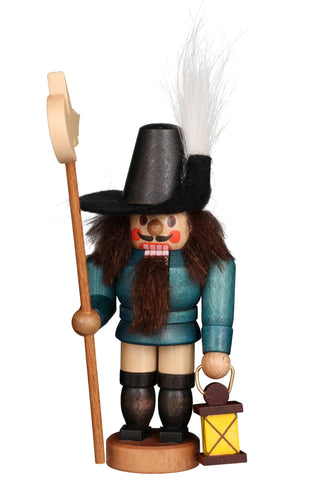German Nutcracker: Miniature Night Watchman, in Color
