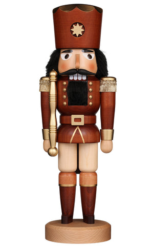 German Nutcracker: Large Royal King, Natural Finish