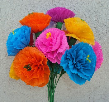 Paper Carnations (by the dozen)