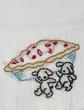 Millie's Tea Towels, Hand Embroidered: Kitchen Puppies (8 to choose from)