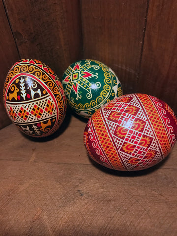 Pysanky REAL Eggs from Ukraine