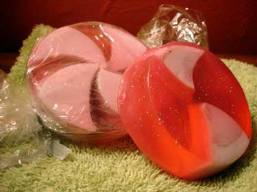 Handmade Glycerin Soaps: Christmas Candy