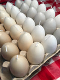 Swedish Egg Candles, Carton of 6