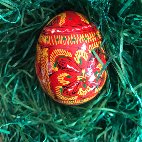 Pysanky Eggs from Ukraine, Wooden