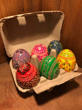 Pysanky Eggs from Ukraine, Wooden