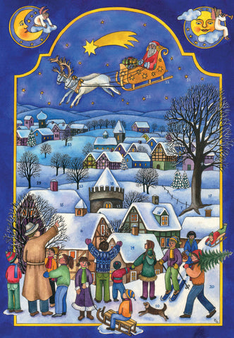 Advent Calendar: Christmas Eve Sky