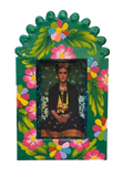 Tin Nicho: Painted Frida (Small)
