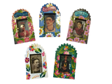 Tin Nicho: Painted Frida (Small)