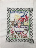 Millie's Tea Towels, Hand Embroidered: Millie's Pantry Collection (11 to choose from)
