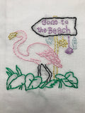 Millie's Tea Towels, Hand Embroidered: Fun in the Sun Collection (10 to choose from)