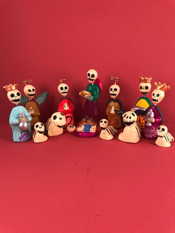 Mexican Dia de Los Muertos Nativity