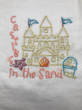 Millie's Tea Towels, Hand Embroidered: Fun in the Sun Collection (10 to choose from)