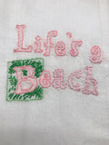 Millie's Tea Towels, Hand Embroidered: Fun in the Sun Collection (10 to choose from)