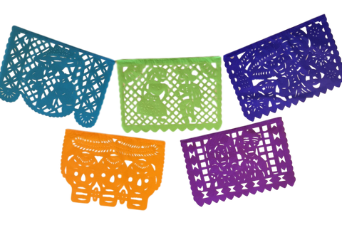 Papel Picado for Dia de Muertos from Puebla