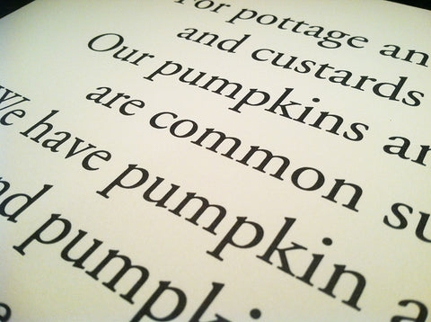 The Pilgrim Pumpkin Rhyme